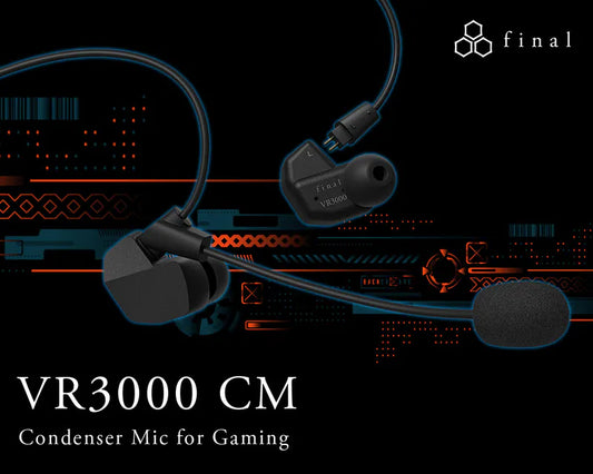 Final Audio VR3000 CM Boom Microphone Gaming Earphones with 3.5mm Plug