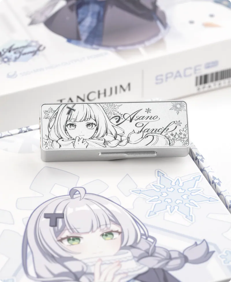 TANCHJIM Space Pro Asano-Tanch Portable DAC AMP for Smartphone with 3.5mm 4.4mm Outputs USB-C Plug