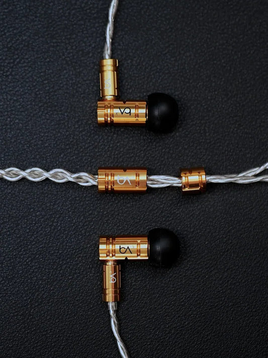 Beat Audio Initium Uno Single Balanced Armature In‑Ear Monitor IEM Earphone with 4.4mm Cable Support CM MMCX Type-C Connector