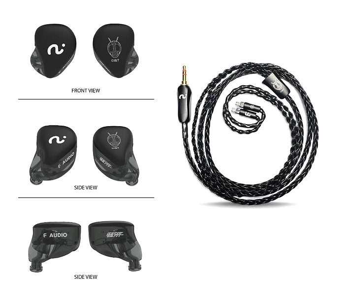 E AUDIO x Kamen Rider 5-Driver Hybrid IEM Earphones