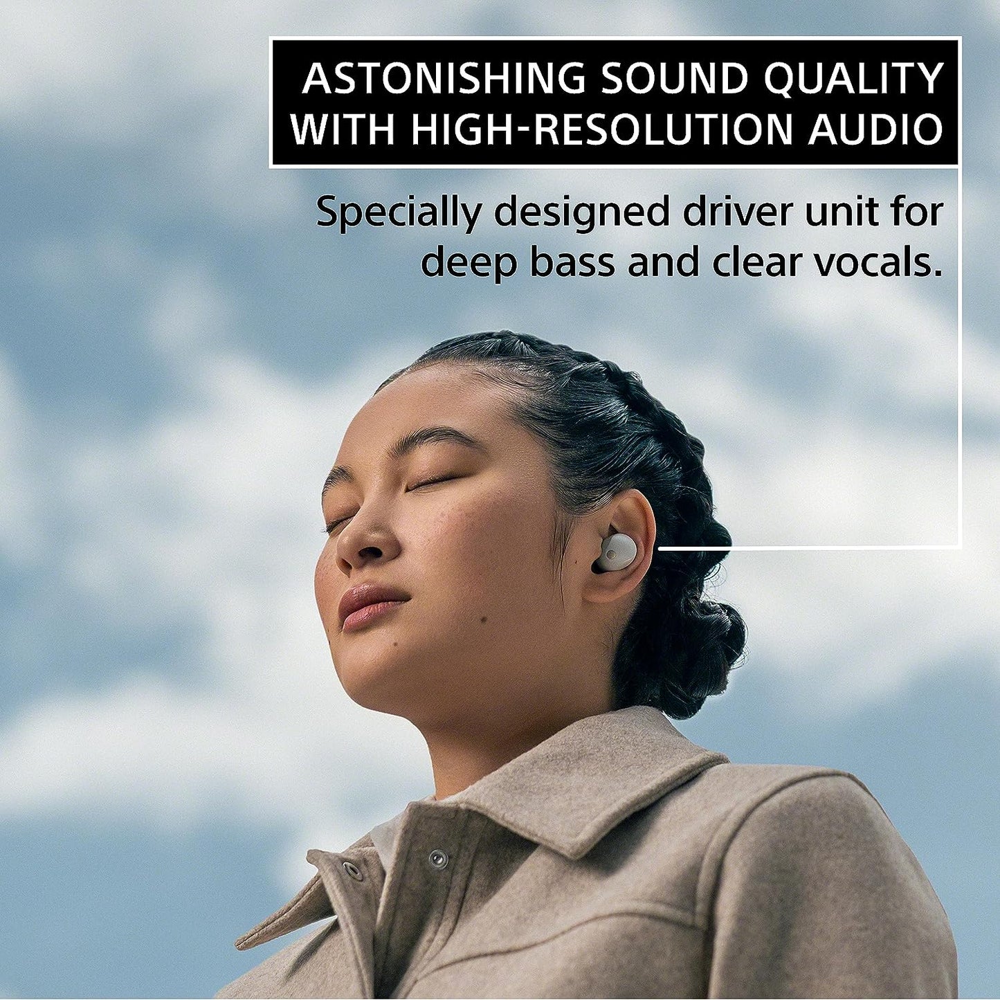 SONY WF-1000MX5 True Wireless Earphone Noise Canceling IPX4 8-Hrs Battery Life Black Silver