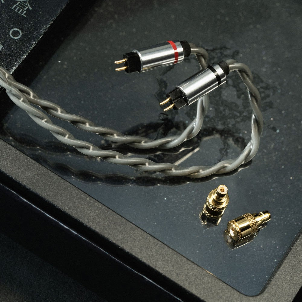 PW Audio Mini Adatper for In-Ear Monitor IEM Earphone Cable 0.78mm CM 2-Pin Female to MMCX IPX Pentaconn Ear