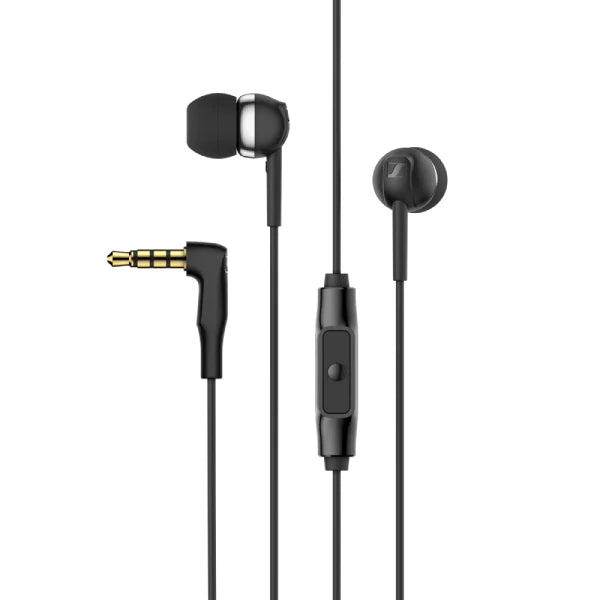 Sennheiser CX80S Wired In Ear Earphone with In Line Microphone Black AccessoryJack