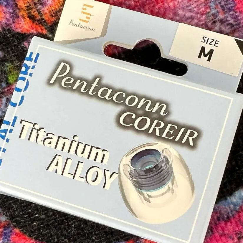Pentaconn COREIR Ti ALLOY Titanium Ear Tips for IEMs 4 Sizes