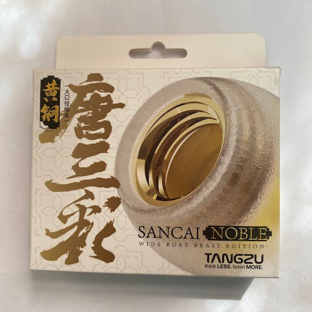 TANGZU Tang Sancai Noble Liquid Silicone Hybrid Wide-Bore Eartips Brass Edition XS S M L Sizes