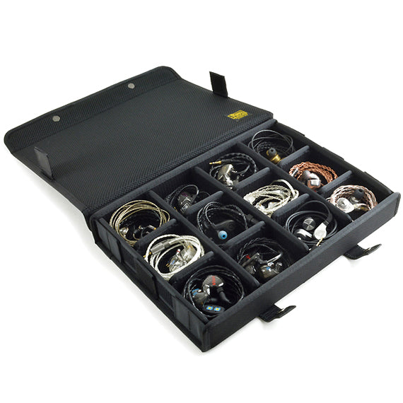 VanNuys D892 V2 12-Slot Earphone Storage Case - Handmade in Japan