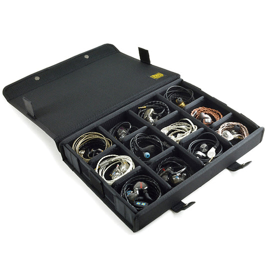 VanNuys D892 V2 12-Slot Earphone Storage Case - Handmade in Japan