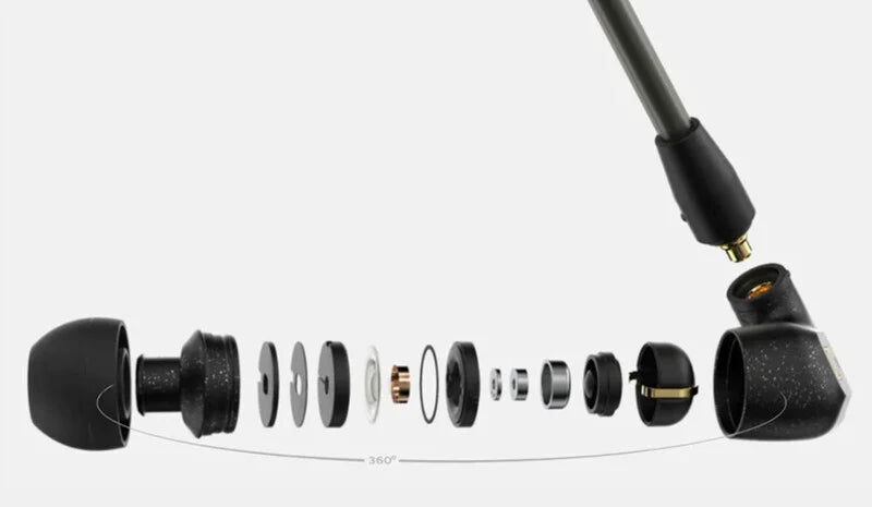 Sennheiser IE300 7mm XWB Dynamic Driver In-Ear Monitor IEM Earphone with 3.5mm Plug