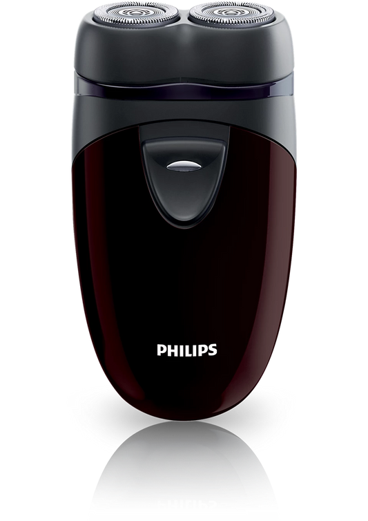 Philips PQ206 Portable Electric Shaver AA Battery Operated Black