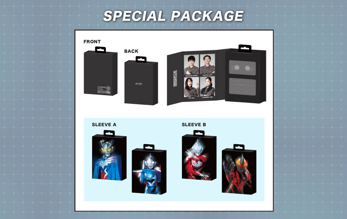 AVIOT TE-V1R-ULZ Ultraman Z True Wireless Bluetooth Earphone IPX4 Limited Version