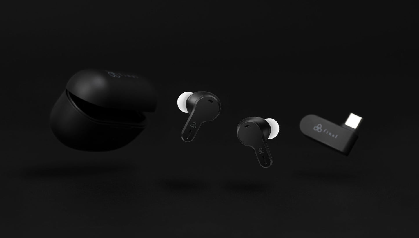Final VR3000 Wireless for Gaming+ Earphone ANC 2.4GHz Low Latency