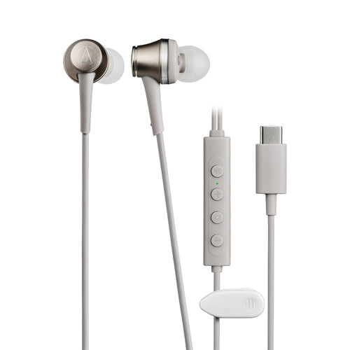 Audio‑Technica ATH‑CKD7NC Noise‑Cancelling In‑Ear Earphones with USB‑C – Hybrid ANC, Hi‑Res 11 mm Drivers, 24‑bit/96 kHz DAC, ENC Mic, Zero‑Latency Wired Earbuds for Smartphone, Laptop & Nintendo Switch