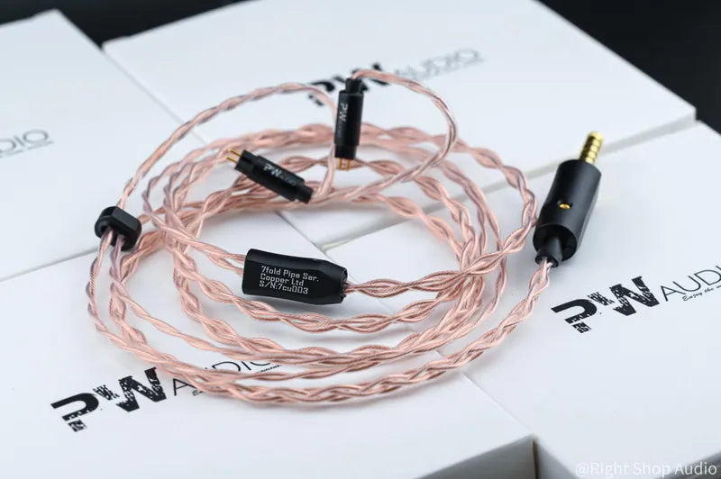 PW Audio Sevenfold Pipe Series Copper Limited In-Ear Monitor IEM Earphone Cable