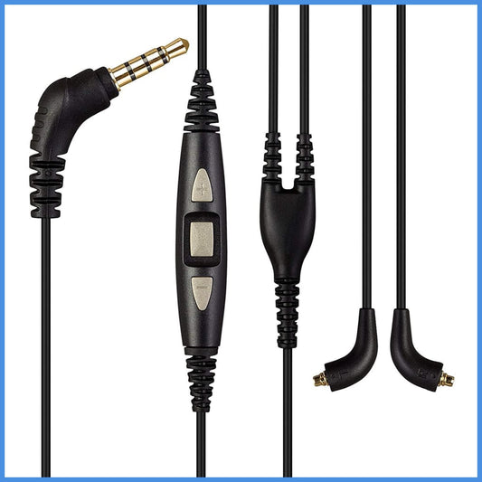 Shure MMCX Replacement Cable with Remote & Mic for SE Series IEMs