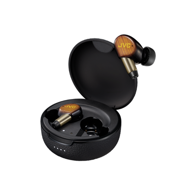 JVC HA-FW5100T Hi-Res Wood Masterpiece AI Noise Cancellation IP55 True Wireless Bluetooth 6.0 Earphone