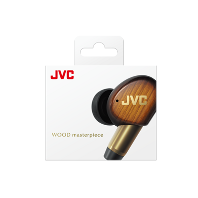 JVC HA-FW5100T Hi-Res Wood Masterpiece AI Noise Cancellation IP55 True Wireless Bluetooth 6.0 Earphone