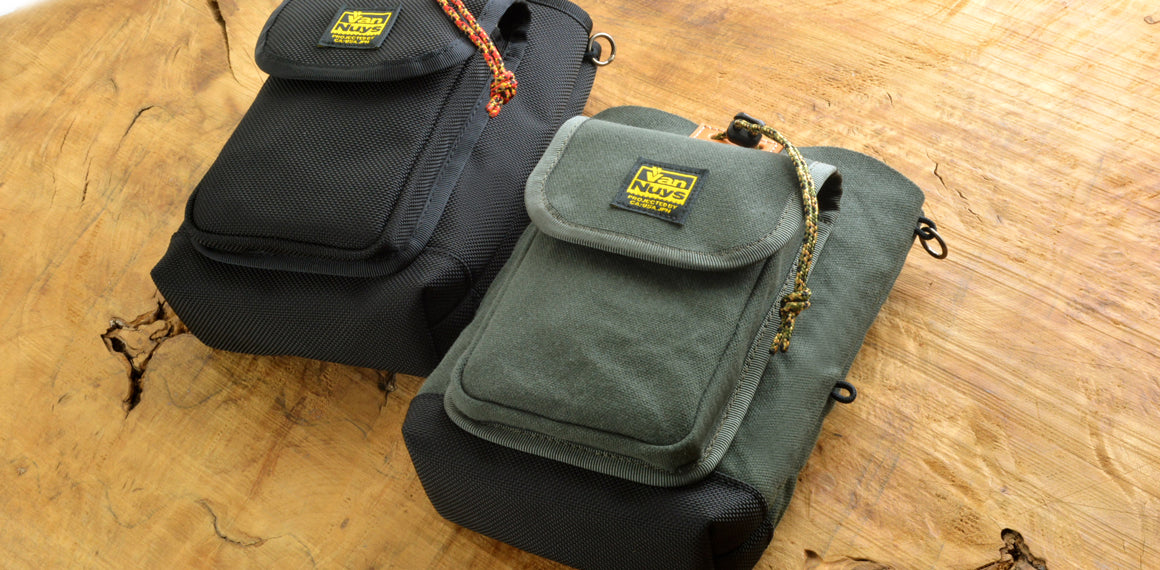 VanNuys D761 Handmade Double Layer Open Waist Bag Made In Japan