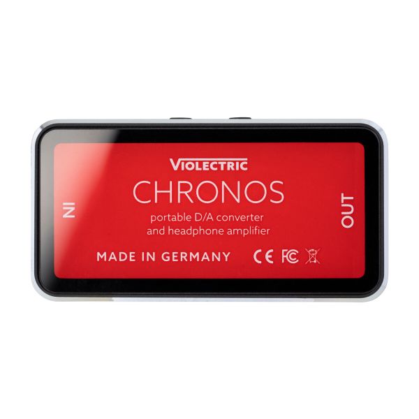 Violectric Chronos Portable DAC Amplifier supports 3.5mm Headphone for iOS Android Smartphone Made in Germany