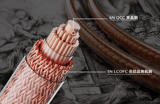 Eletech Modello Dual-Coaxial Hybrid Pure Copper IEM Cable