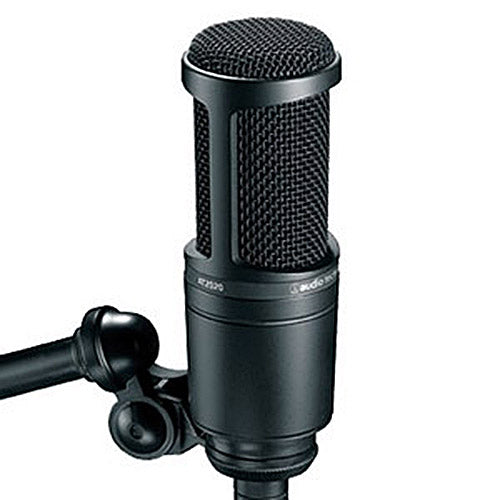 Audio-Technica AT2020 Cardioid Condenser Microphone (Black)