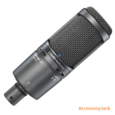 Audio-Technica AT2020USB+ USB Cardioid Condenser Microphone (Black)