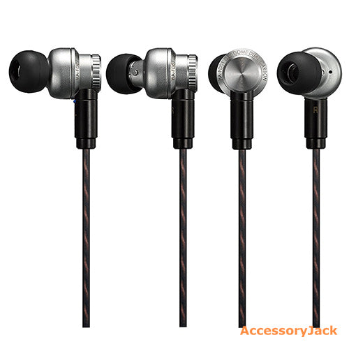  JVC HA-FD01 SOLIDEGE In-Ear Headphones (Stainless Steel) 
