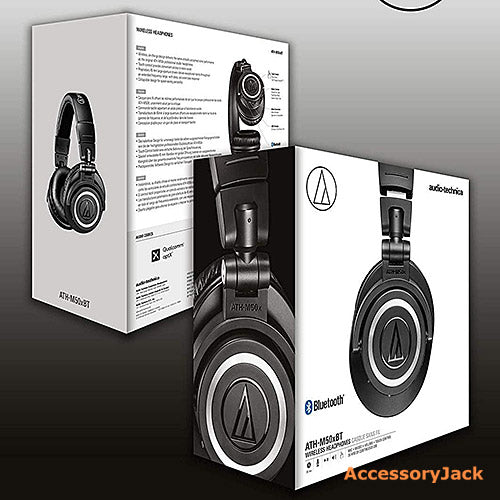 Audio-Technica ATH-M50xBT Wireless Over-Ear Headphones (Black)