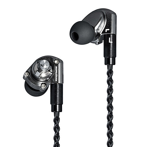 Acoustune HS1697Ti Myrinx Driver In-Ear Monitor Headphones (Gunmetal)
