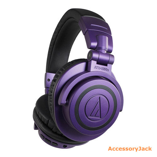 Audio-Technica ATH-M50xBT PB Wireless Over-Ear Headphones Limited Edition (Purple)
