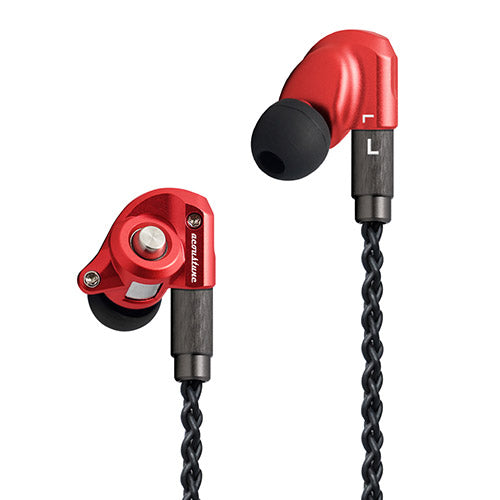 Acoustune HS1300SS Myrinx Driver In-Ear Monitor Headphones (Rojo Red) (Azul Blue)
