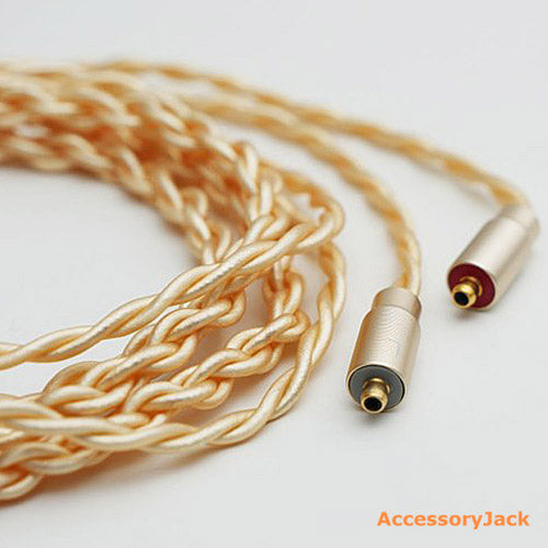 Acoustune ARC73 4.4mm Balanced 16 core Silver Coated OFC PentaconnEar Re-Cables (Gold)