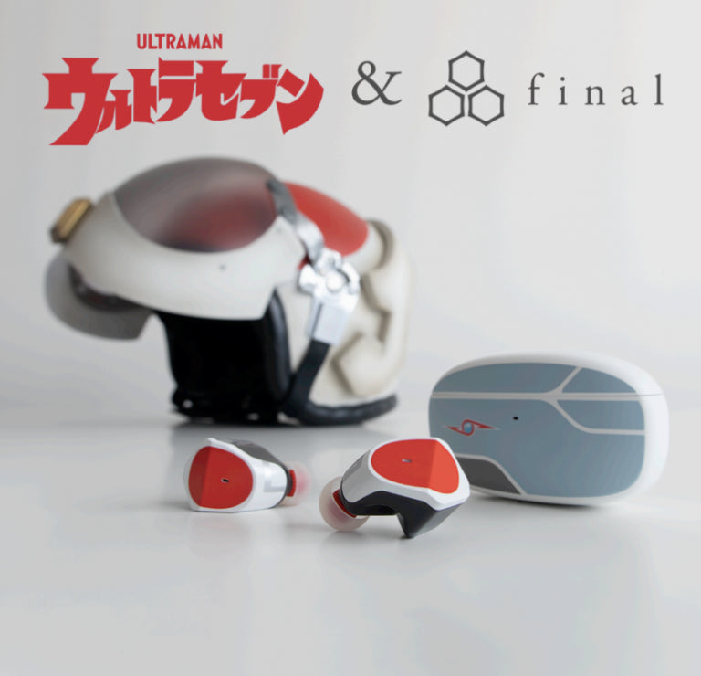 Final Audio Ultraman x Final ZE3000 True Wireless Bluetooth Earphone Ultra Guard Model