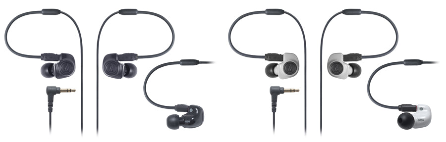 Audio-Technica ATH-IM50 In-Ear Monitor IEM Earphone Headphone Black White 2 Colors