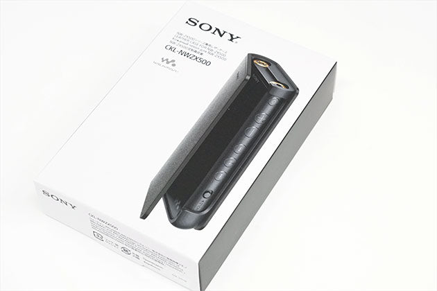 Sony CKL-NWZX500 Real Leather Flip Case for NW-ZX507 Walkman (Black)
