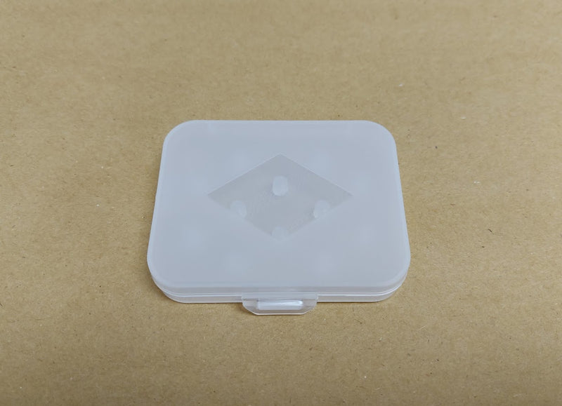 Eartips Plastic Hard Case Rectangle Medium Size 10pcs