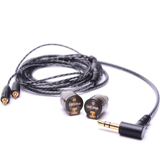 InTime GO Hi-Res In-Ear Monitor IEM Earphoe MMCX Connector 3.5mm Cable Made  In Japan