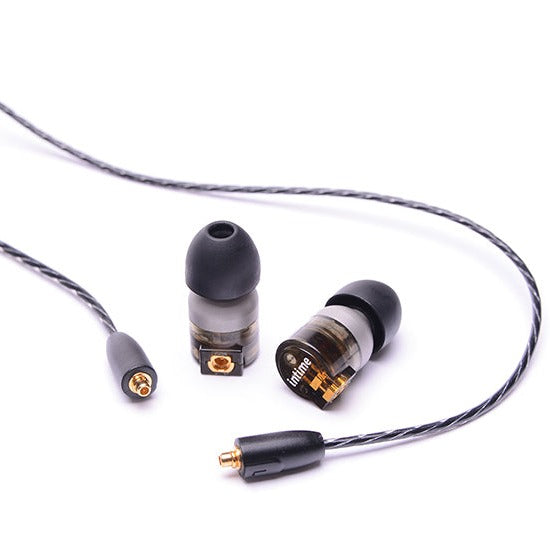 InTime GO Hi-Res In-Ear Monitor IEM Earphoe MMCX Connector 3.5mm Cable Made  In Japan