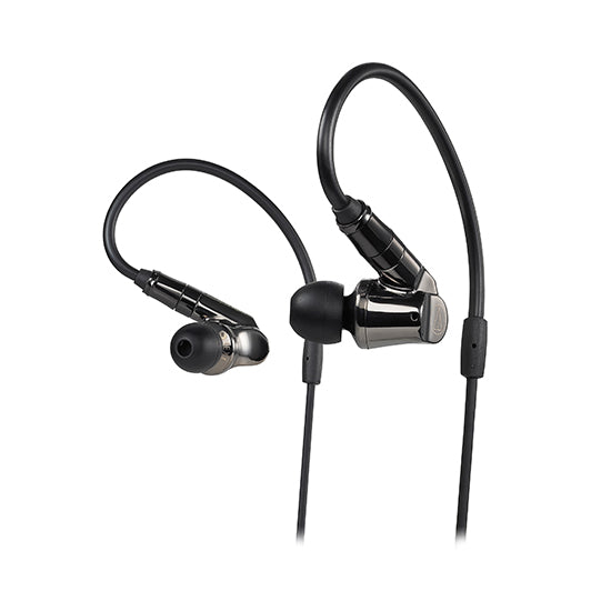 Audio Technica ATH-IEX1 Hybrid In-Ear Monitor A2DC connector Earphone with 3.5mm 4.4mm Cables
