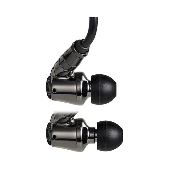 Audio Technica ATH-IEX1 Hybrid In-Ear Monitor A2DC connector Earphone with 3.5mm 4.4mm Cables