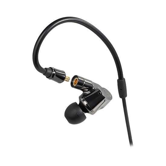 Audio Technica ATH-IEX1 Hybrid In-Ear Monitor A2DC connector Earphone with 3.5mm 4.4mm Cables