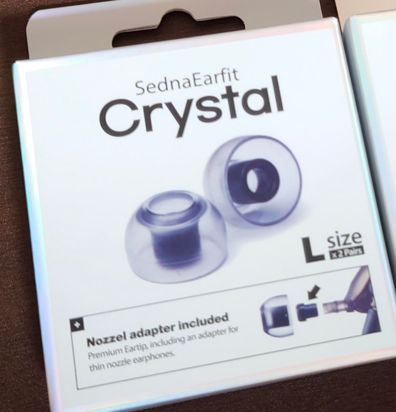 AZLA Crystal Standard Soft Eartips for In-Ear Monitor IEM Earphone 2 Pairs 6 Sizes Made In Korea