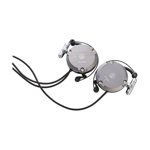 Audio-Technica ATH-EM7x Aluminum Ear Fit Headphone Grey Metallic Audio-Technica ATH-EM7x Aluminum Ear Fit Headphone Grey Metallic