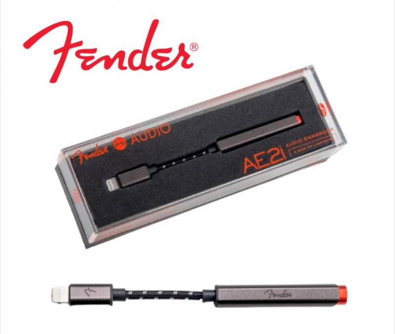 Fender AE2i Lightning DAC Amplifier for 3.5mm Earphone Apple iOS iPhone iPad