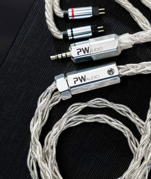 PW Audio Anniversary series No.10 headphone cable (8 Wire) (Silver)