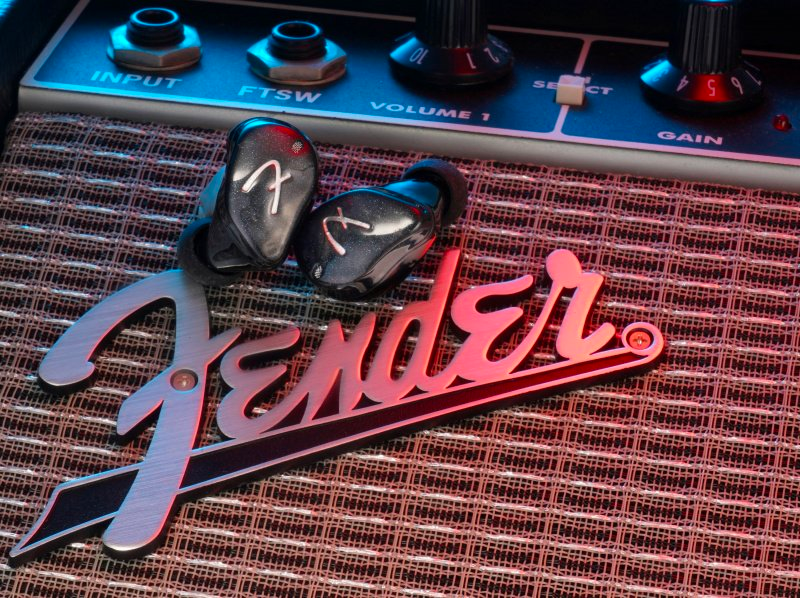 Fender Tour True Wireless Bluetooth In-Ear Monitor IEM Earphone Black Red 2 Colors