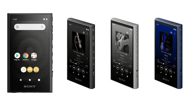 SONY NW-A306 Hi-Res Digital Audio Player DAP with 32 GB Internal Memory in Android OS Black Grey Blue HONG KONG Version