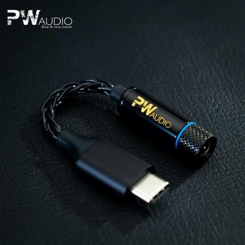 PW Audio Adapter for 3.5mm Earphone to Lightning or Type C