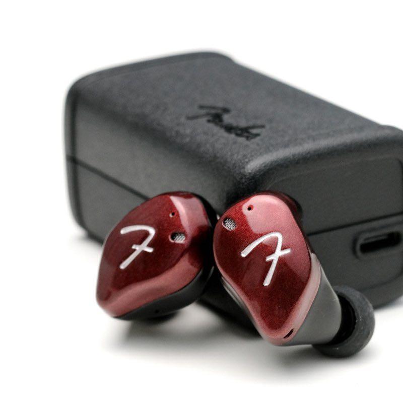 Fender Tour True Wireless Bluetooth In-Ear Monitor IEM Earphone Black Red 2 Colors